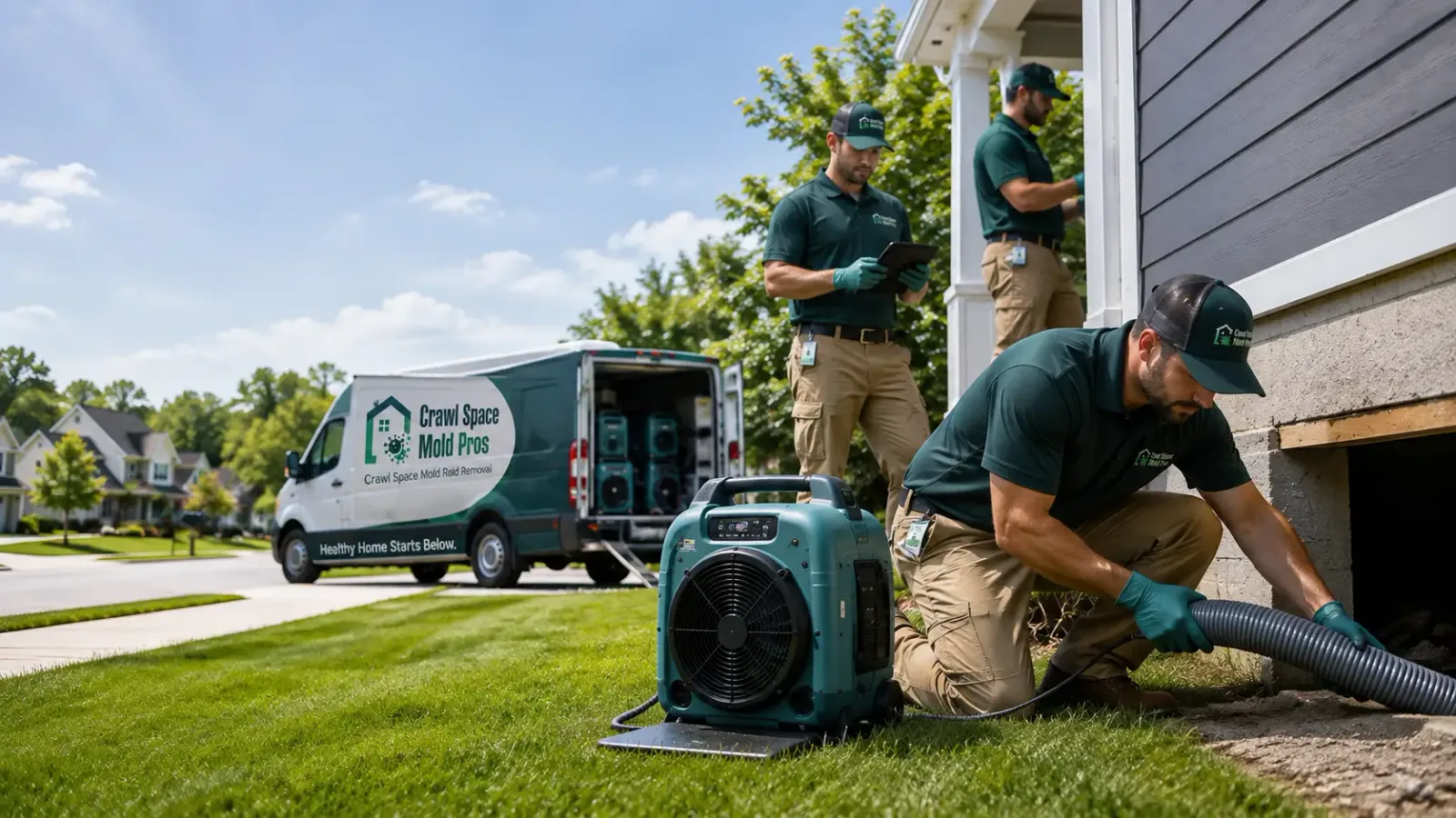 Crawl Space Mold Removal in Wellfleet, MA